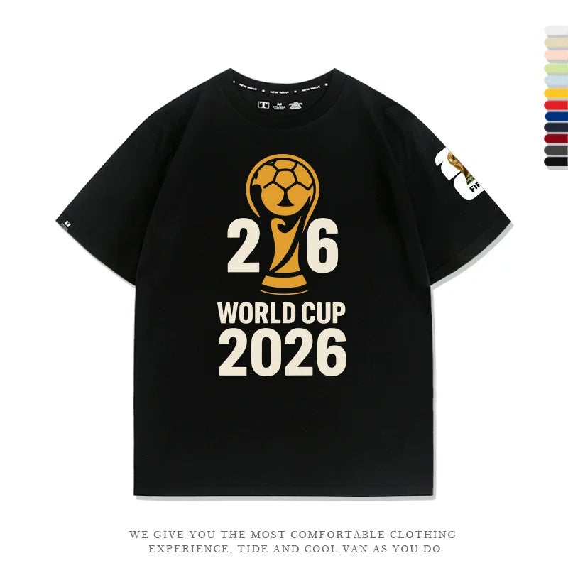 FIFA 2026 FIFA World Cup Fan T-Shirt - Cotton Short Sleeve  Tee - Image 1