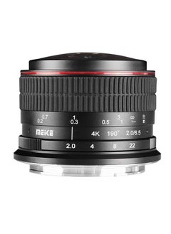 Meike MEKE 6.5mm f2.0 Ultra Wide Fisheye Lens for Sony A9 A7III A7RIII A6400 A6500 A6000 A6100 A6300 Nex3 Nex5 Nex6 Nex7 A7II A7SII A7RII Mirorrless Cameras 