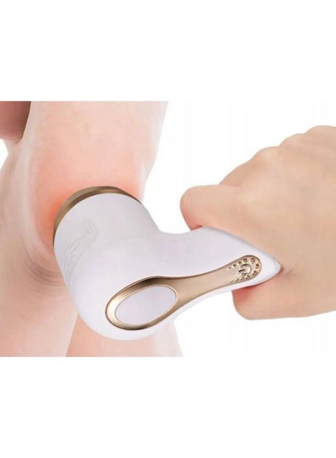 ماكينة صنفرة القدم الكهربائية USB – جهاز إزالة الجلد الميت وتشقق الكعب – باديكير احترافي في المنزل مع رأس قابلة للتبديل - Image 5