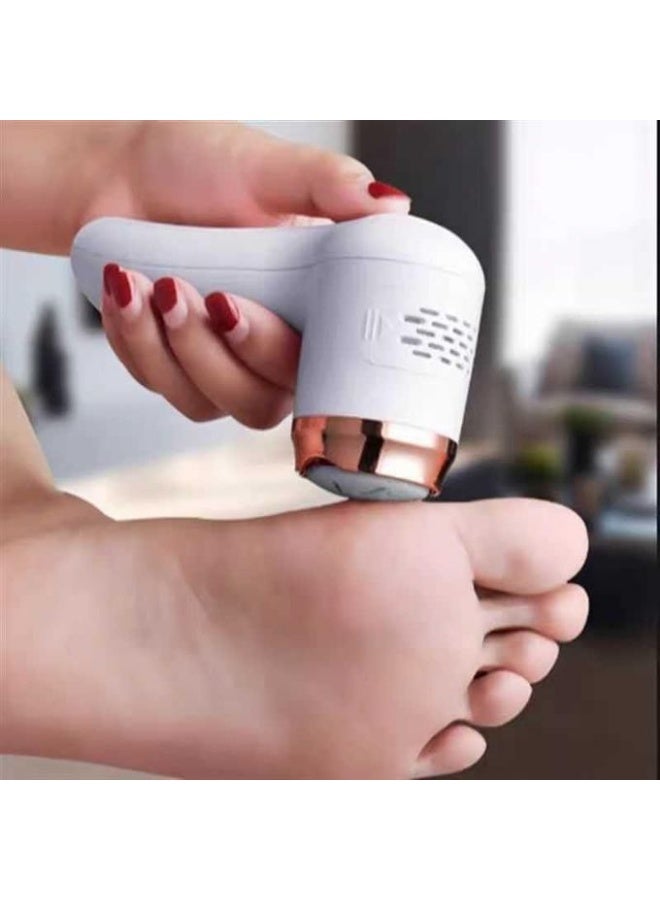 ماكينة صنفرة القدم الكهربائية USB – جهاز إزالة الجلد الميت وتشقق الكعب – باديكير احترافي في المنزل مع رأس قابلة للتبديل - Image 3