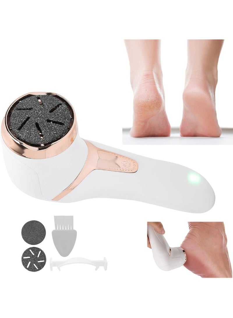 ماكينة صنفرة القدم الكهربائية USB – جهاز إزالة الجلد الميت وتشقق الكعب – باديكير احترافي في المنزل مع رأس قابلة للتبديل - Image 1