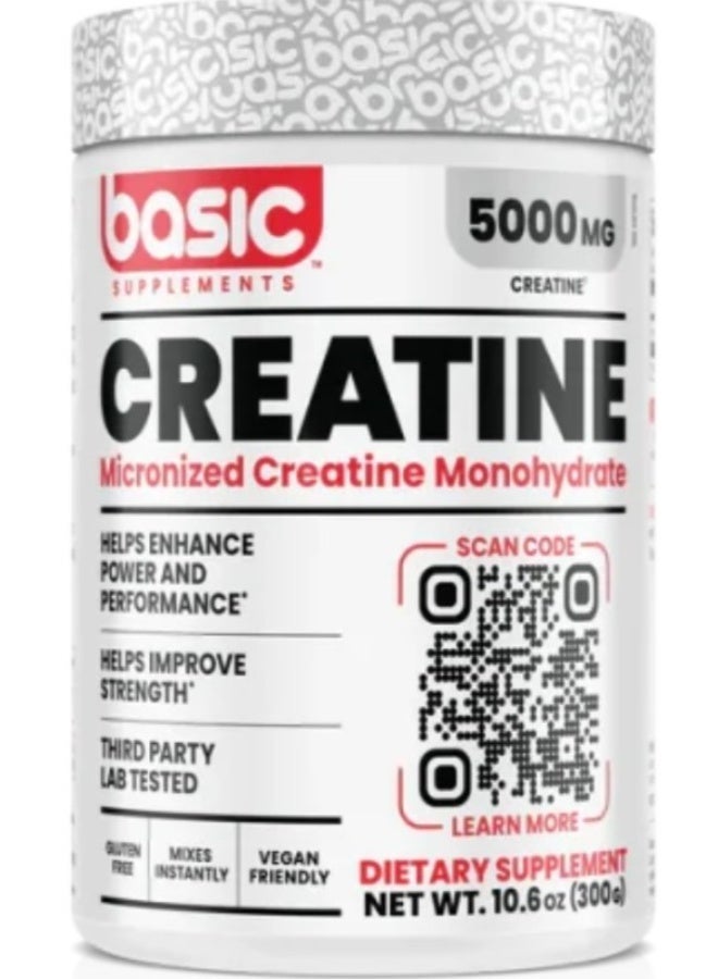 Basic Supplement Basic Creatine 300G Unflavored - Image 1