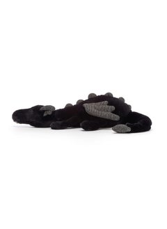 Jellycat Onyx Dragon Stuffed Animal, Little 12" | Mythical Plush Toy | Classic Children'S Gift | Halloween Plush  - Image 2