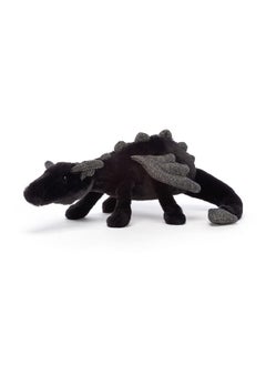 Jellycat Onyx Dragon Stuffed Animal, Little 12" | Mythical Plush Toy | Classic Children'S Gift | Halloween Plush  - Image 4