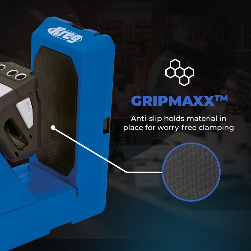 Kreg Tool KPHJ720PRO Pocket-Hole Jig 720PRO - Easy Clamping & Adjusting - Includes Durable Kreg Pocket-Hole Screws - For Materials 1/2" to 1 1/2" Thick - Image 5