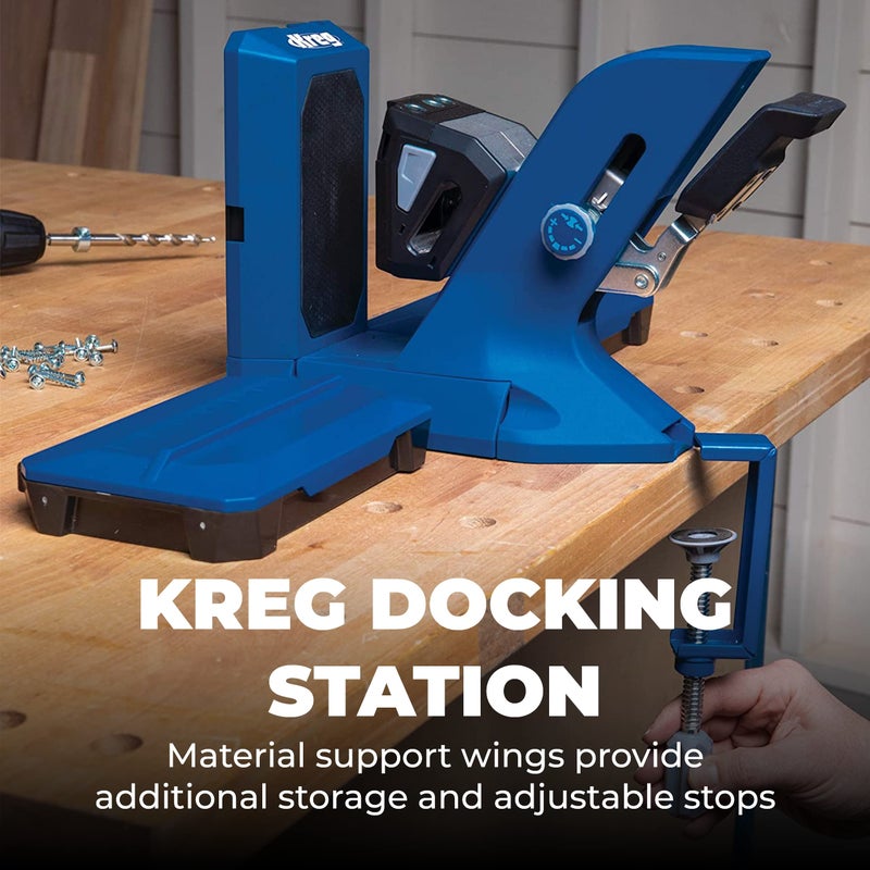 Kreg Tool KPHJ720PRO Pocket-Hole Jig 720PRO - Easy Clamping & Adjusting - Includes Durable Kreg Pocket-Hole Screws - For Materials 1/2" to 1 1/2" Thick - Image 2