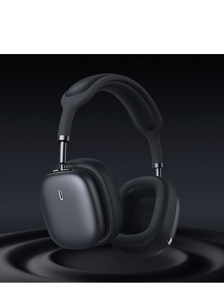 Baseus - BASEUS Bowie H2 Noise-Cancelling Wireless Headphone Bluetooth V5.2 Game Music Over-Ear Headset  (Grey) - Image 1