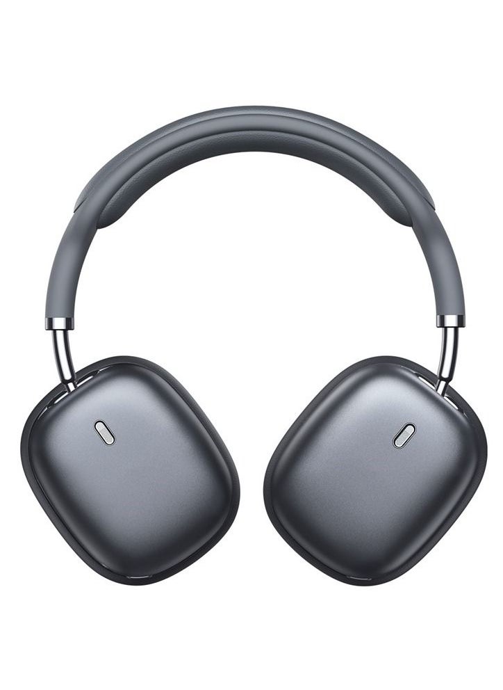 Baseus - BASEUS Bowie H2 Noise-Cancelling Wireless Headphone Bluetooth V5.2 Game Music Over-Ear Headset  (Grey) - Image 1
