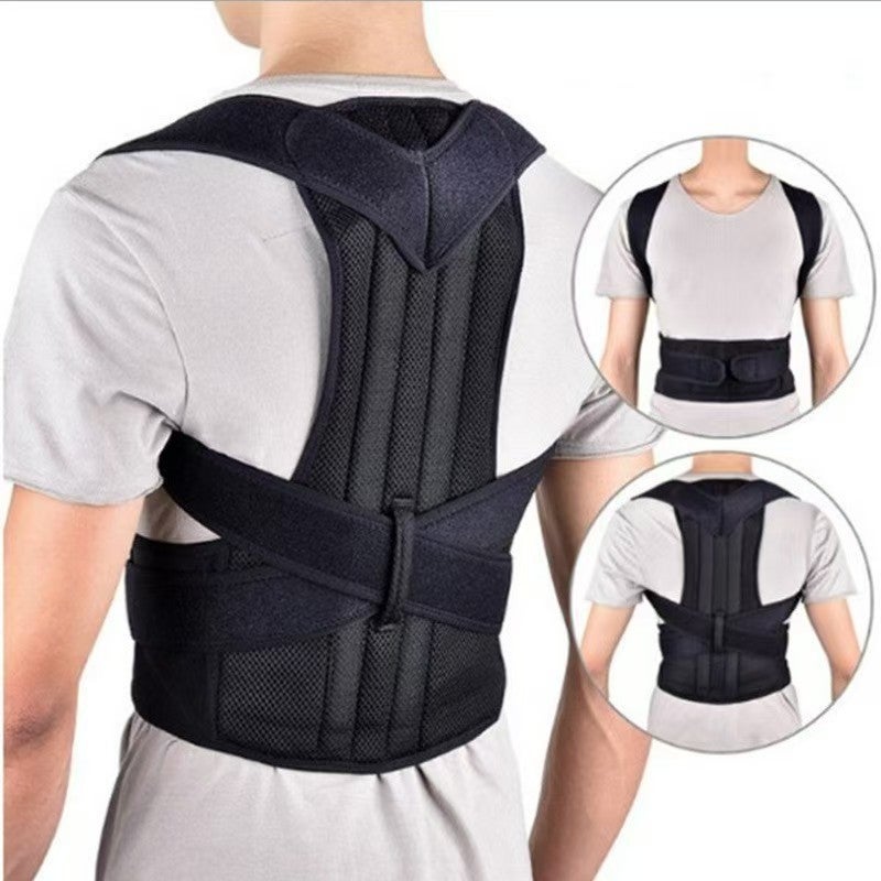 Hunchback Correction Belt, Back Posture Correction Belt, Back Posture Correction Belt, Strap Reinforced Corrector Support Fixed Belt - Image 1