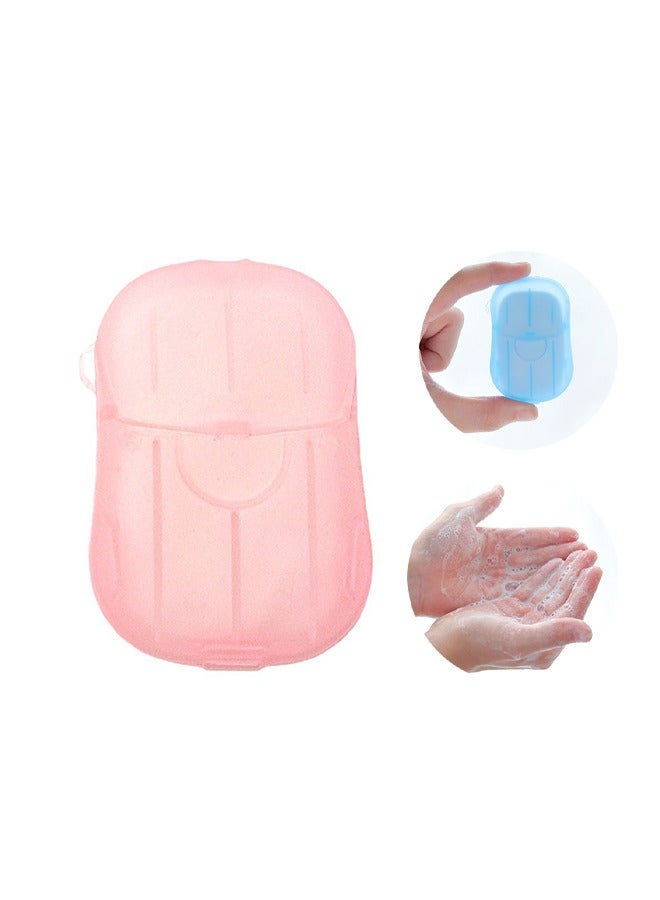 20 Sheets Disposable Soap Paper Hand Cleaner Fragrance Mini Color Soap Paper for school Indoor, Outdoor, Travel, Camping Hiking - Image 1