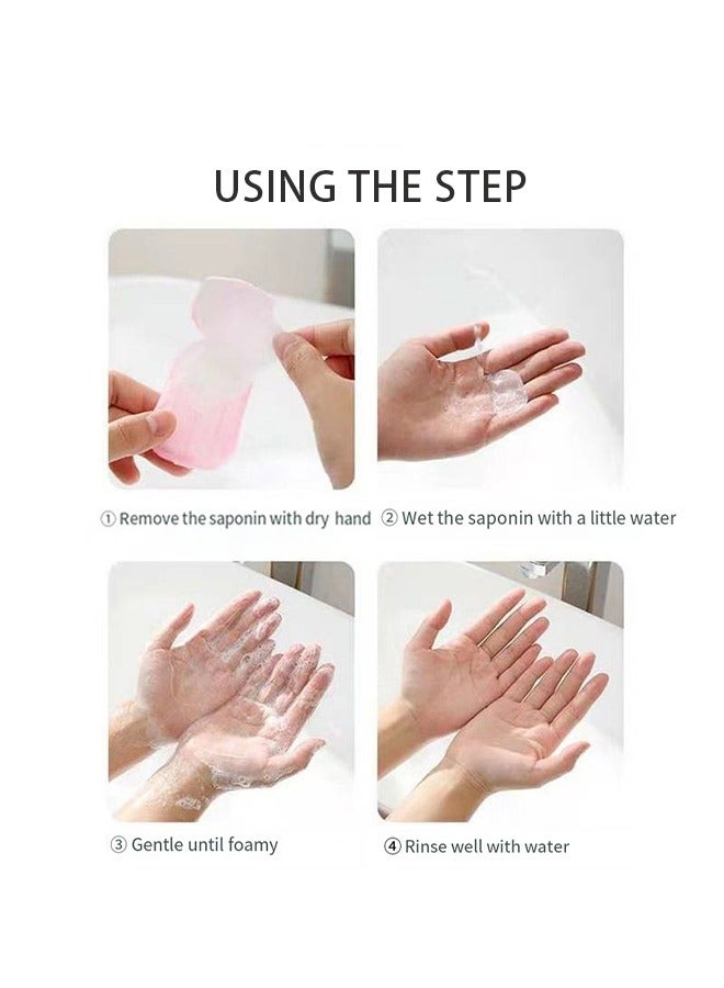 20 Sheets Disposable Soap Paper Hand Cleaner Fragrance Mini Color Soap Paper for school Indoor, Outdoor, Travel, Camping Hiking - Image 4
