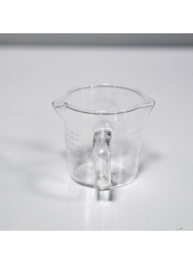 Rhino Coffee Gear - Espresso Shot Glass with Handle & Measurement markings, Made of Glass, 2.4oz - Clear - Image 1
