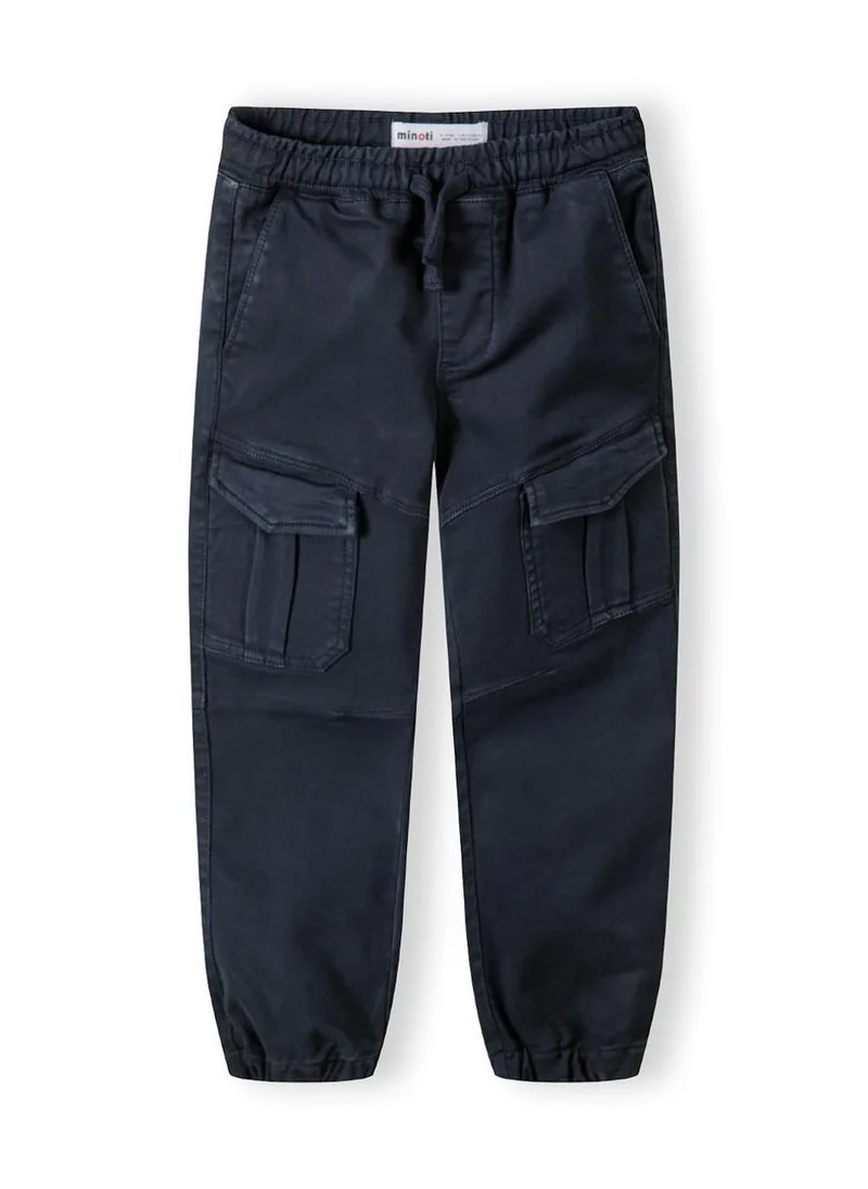 مينوتي Kids Boys  Knitted Cargo Trousers With Drawcord