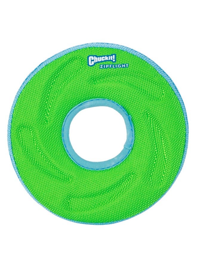 Chuckit! Zipflight Flying Disc Dog Toy, Small (6"), Orange And Blue - Image 3