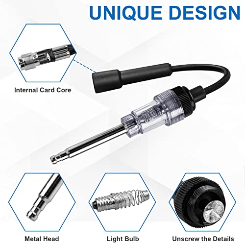 Magic Mask 2PCS Inline Spark Plug Testers, Small Armature Diagnostic Detector Tool, Ignition Coil Tester for Engines for Automotive, Cars, Lawnmowers, Small & Big Internal/External Engines - Image 4