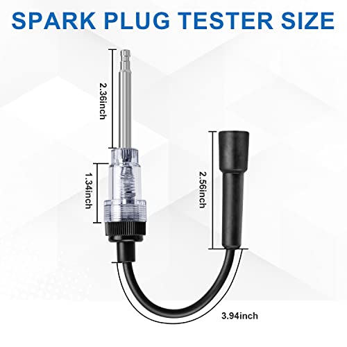 Magic Mask 2PCS Inline Spark Plug Testers, Small Armature Diagnostic Detector Tool, Ignition Coil Tester for Engines for Automotive, Cars, Lawnmowers, Small & Big Internal/External Engines - Image 2