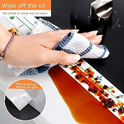 Nirvik Kitchen Sink Waterproof Sticker Anti-Mold Waterproof Tape |Sealing Tape for Kitchen Sink - Platform - Toilet - Bathroom - Shower & Bathtub |Colorful Designed Tape (Mould Tape jj) - Image 4