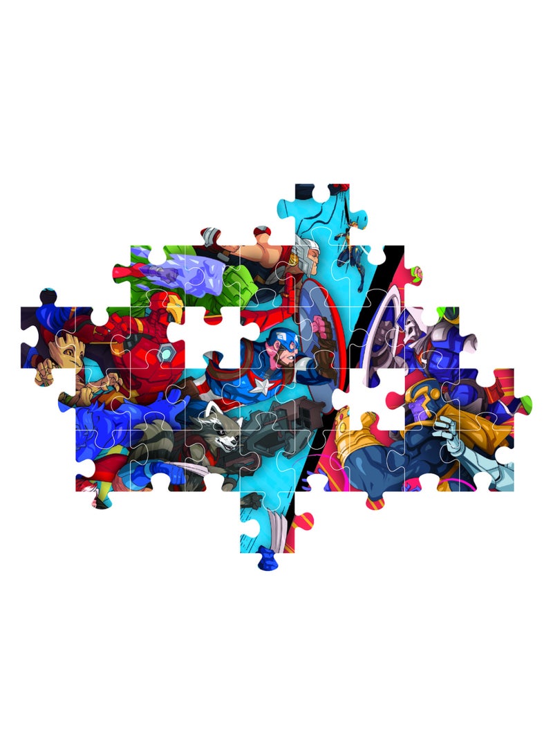 Clementoni Puzzle Marvel Heroes vs Villain 104-Pieces | Jigsaw Puzzle | Children's Puzzle | Preschool Learning Toys | Develops Problem Solving Skills | Made in Italy - Image 2