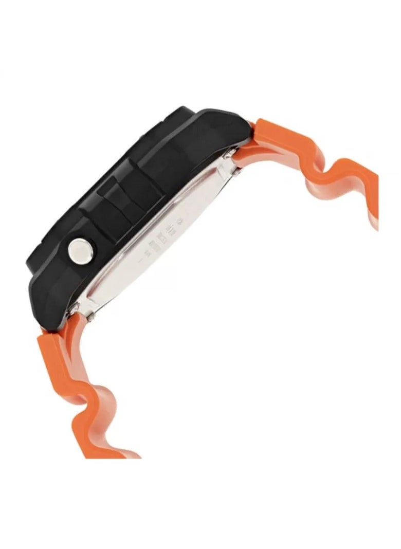 CASIO Casio W-218H-4B2VDF Resin Digital Watch for Unisex - Orange & Black  - Image 2