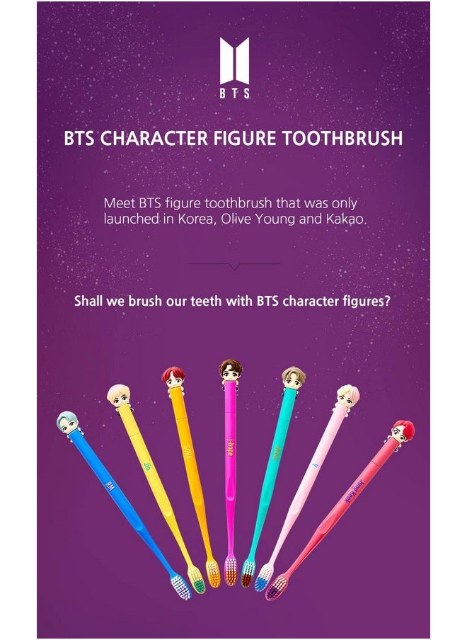 BTS [BTS Official Merchandise] Fans Gift - K-Pop Idols Goods - BTS Character Figure Toothbrush with Convenient Magnetic Holder (Jung Kook)  - Image 4
