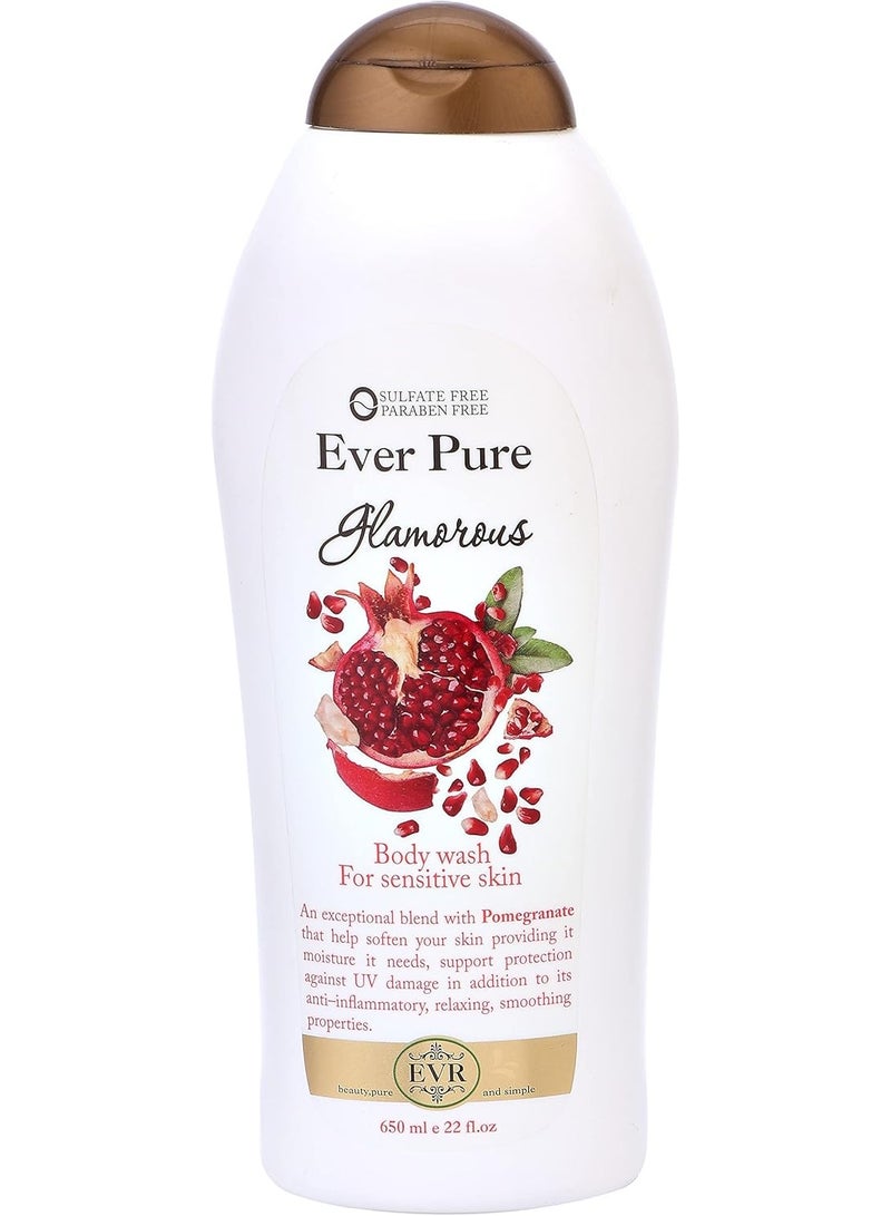 Glamorous Body Wash For Sensitive Skin 650ML