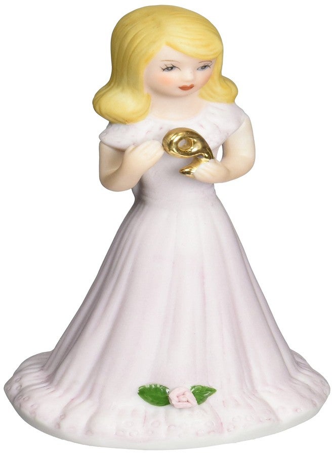Enesco Growing Up Girls “Blonde Age 9” Porcelain Figurine, 5”