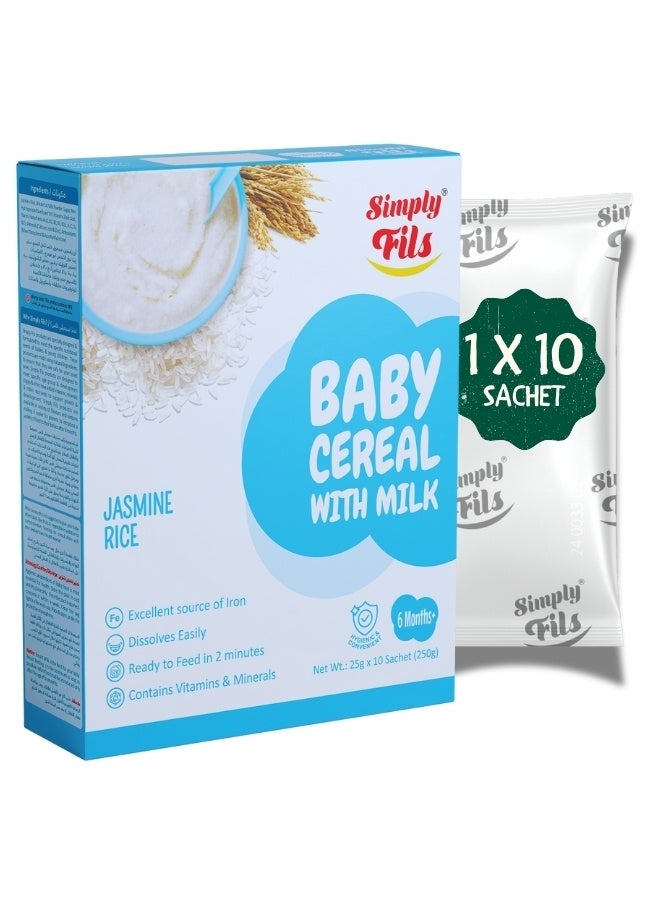 Simply Fils Baby cereals with Milk Jasmine Rice - Image 1