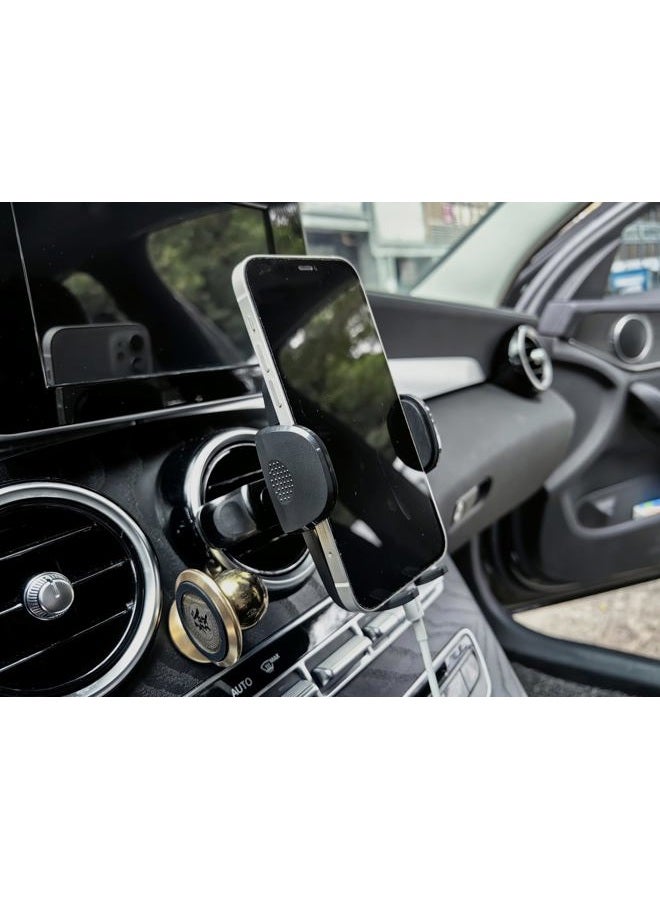 szyuchen Car Cell Phone Holder Mount for Mini Cooper Countryman Paceman Clubman JCW S R52 R53 R56 R55 R60 F56 F55 F60 R58 F57 All4 CD Accessories Round Air Vent CellPhone Mobile Stand - Image 2