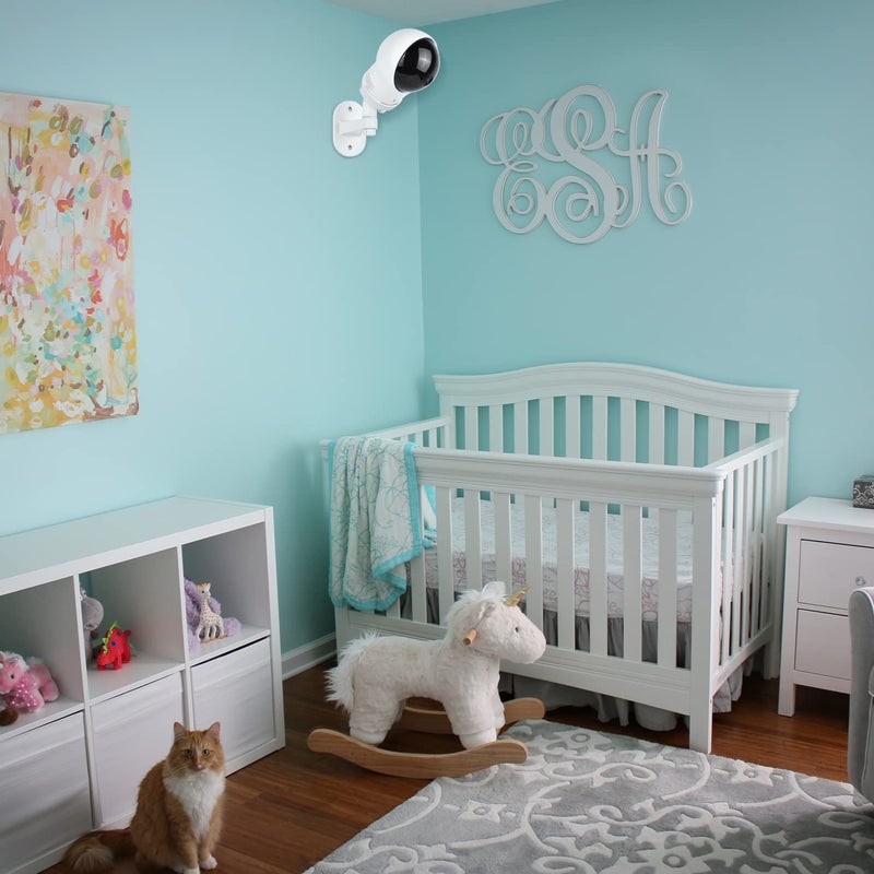 wochel Adjustable Baby Monitor Wall Mount for Eufy Spaceview, Spaceview Pro and Spaceview S Baby Monitor, Perfect View Angle and Easy Installation Without Drilling - Image 5