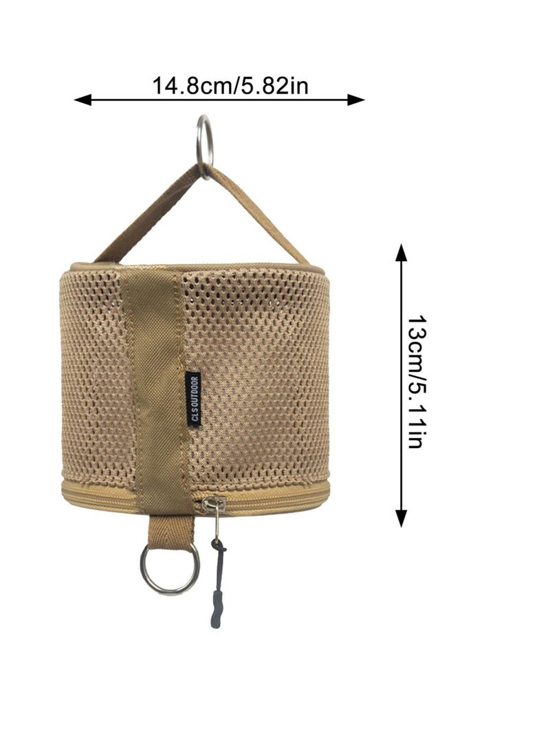 Excefore Travel Toilet Paper Holder, Portable Toilet Paper Holder, Carrying Case for Toilet Paper with Built-in Storage and Hanging Hook, On-The-go Toilet Paper Holder for Camping and Outdoor Activities  - Image 2
