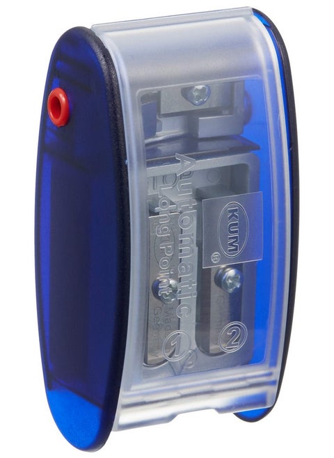 As2M (1053121) Long Point Sharpener Sharpens In 2 Steps; 2 Spare Blades Includes. With Lead Pointers For 2 Mm And 3.2 Mm. Blue Only