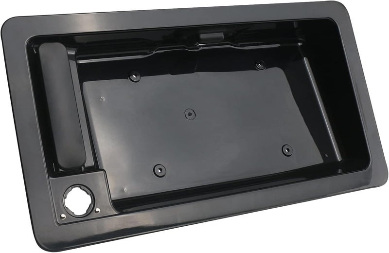 APPERFiT Metal Rear Door Handle & License Plate Bracket for Ford E-Series Van (1992-2007) - Image 1