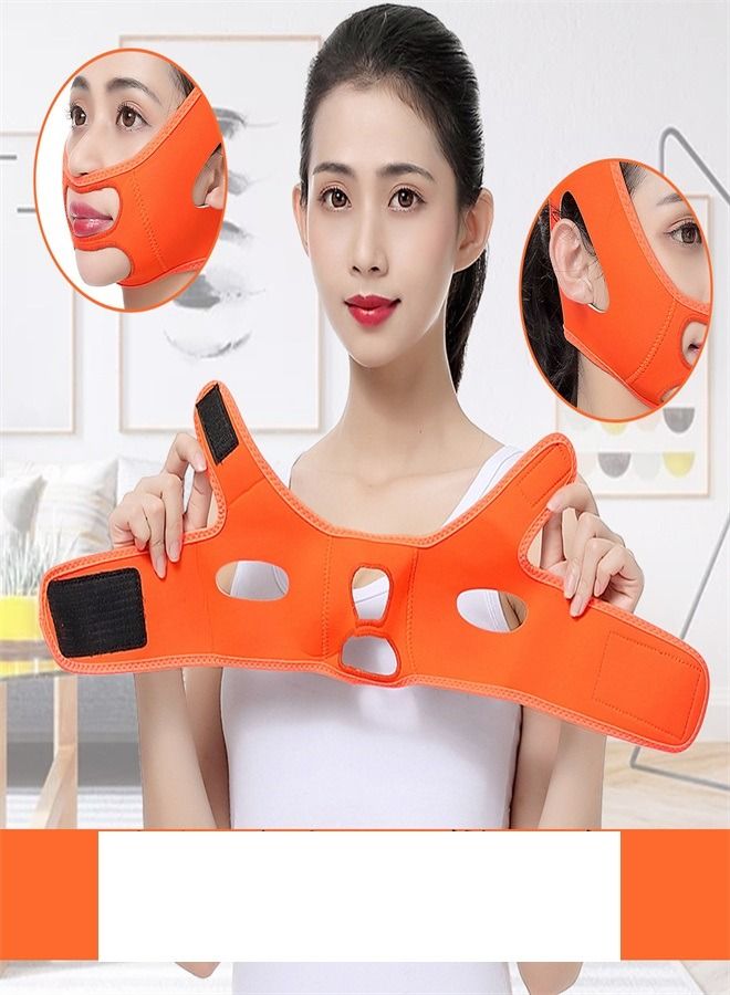 V Face Bandage Face Massager Orange - Image 2