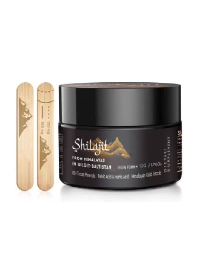 Shilajit RX Pure Himalayan Shilajit High Gold Resin Gel for Men and Women | 75 Servings for Energy and Immune Support, 85+ Trace Minerals, 75%+ Fulvic Acid - Image 1