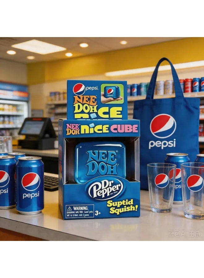 Nee Doh Pepsi Nice Cube Squishy Toy - Image 3