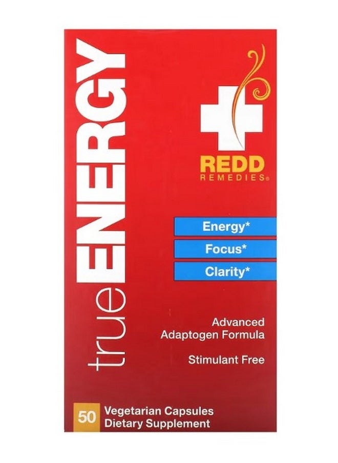 REDD REMEDIES TrueEnergy 50 Vegetarian Capsules  - Image 1