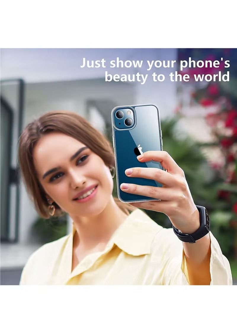 IAF Protective Case for iPhone 14 Anti Scratch Clear TPU Precise Cutouts and Slim Fit Cover Easy to Install Compatible with Apple iPhone 14 6.1 inch Transparent - Image 2