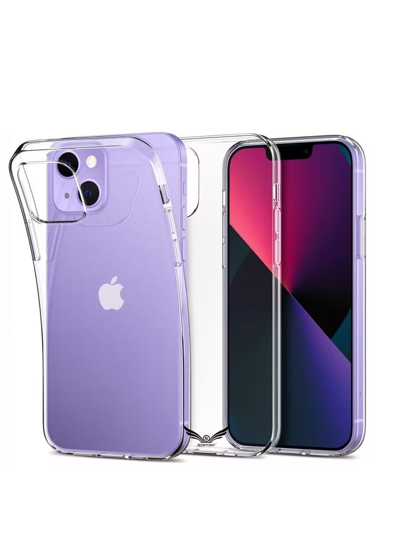 IAF Protective Case for iPhone 14 Anti Scratch Clear TPU Precise Cutouts and Slim Fit Cover Easy to Install Compatible with Apple iPhone 14 6.1 inch Transparent - Image 1