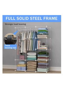 Rightsure Storage cube Organizer Wardrobe,Wardrobes for Bedroom，Portable Wardrobe Combination Armoire,Modular Cabinet for Space Saving(12-Cube)  - Image 5