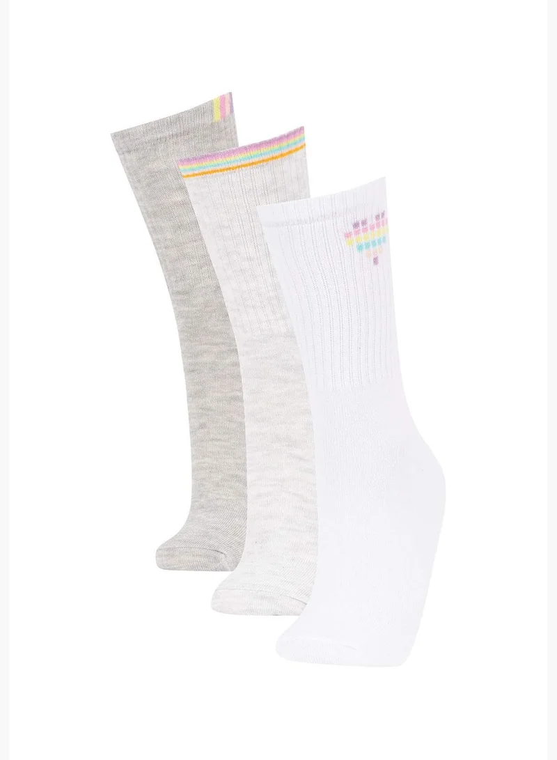 DeFacto 3 Pack Woman High Cut Socks