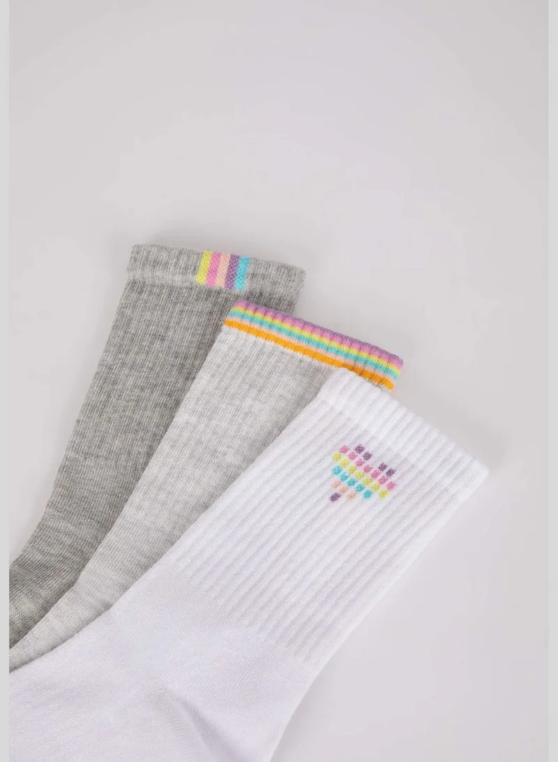 DeFacto 3 Pack Woman High Cut Socks