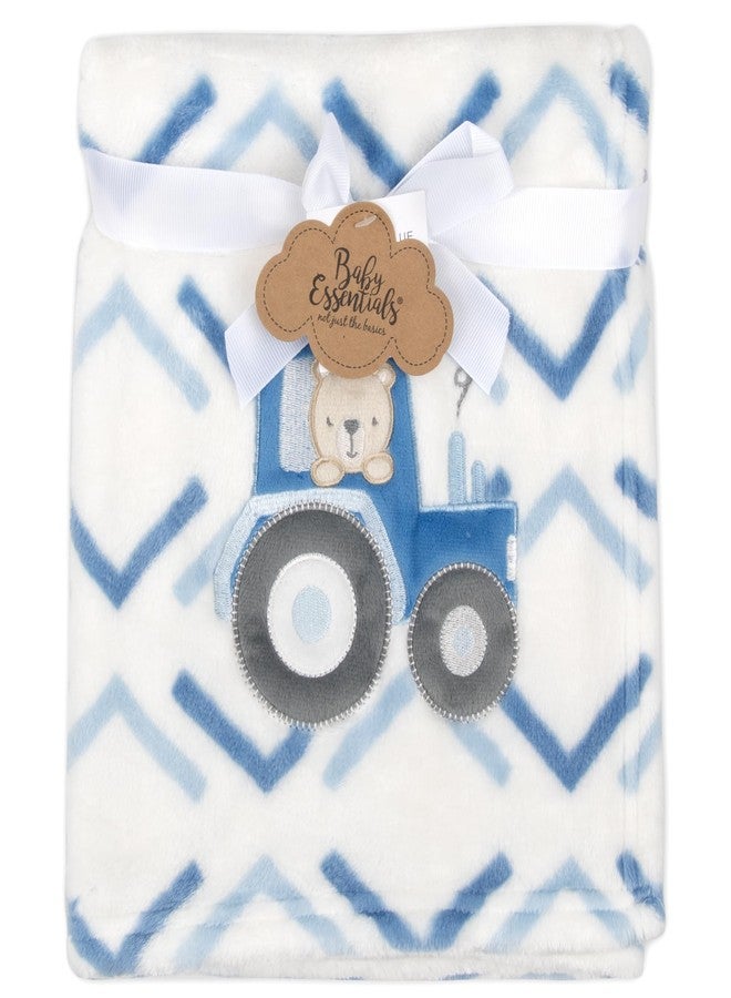 Baby Essentials Plush Fleece Throw and Receiving Baby Blankets for Boys and Girls 30x36 - Image 4