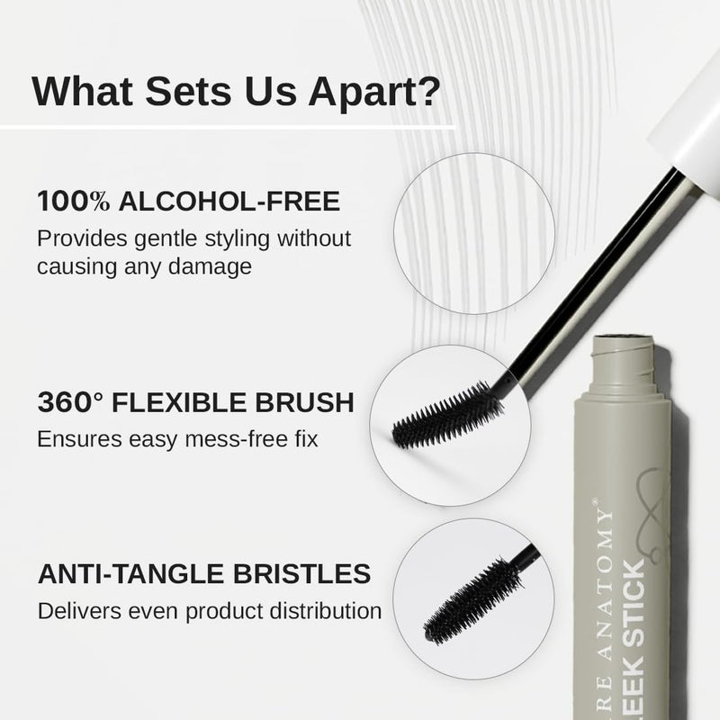 Bare Anatomy Expert Sleek Hair Finishing Stick100 Alcohol Silicon Free FormulaBaby HairFrizzy Hair Flyaway FixerNonSticky NonCrunchyNatural Sleek Finish With No Residue10MlGel - Image 3