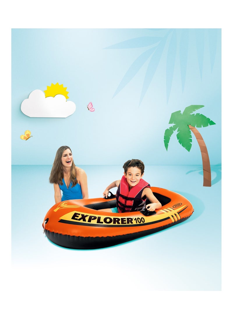 INTEX Explore 100 Inflatable Boat Set 147x84x36cm  - Image 3