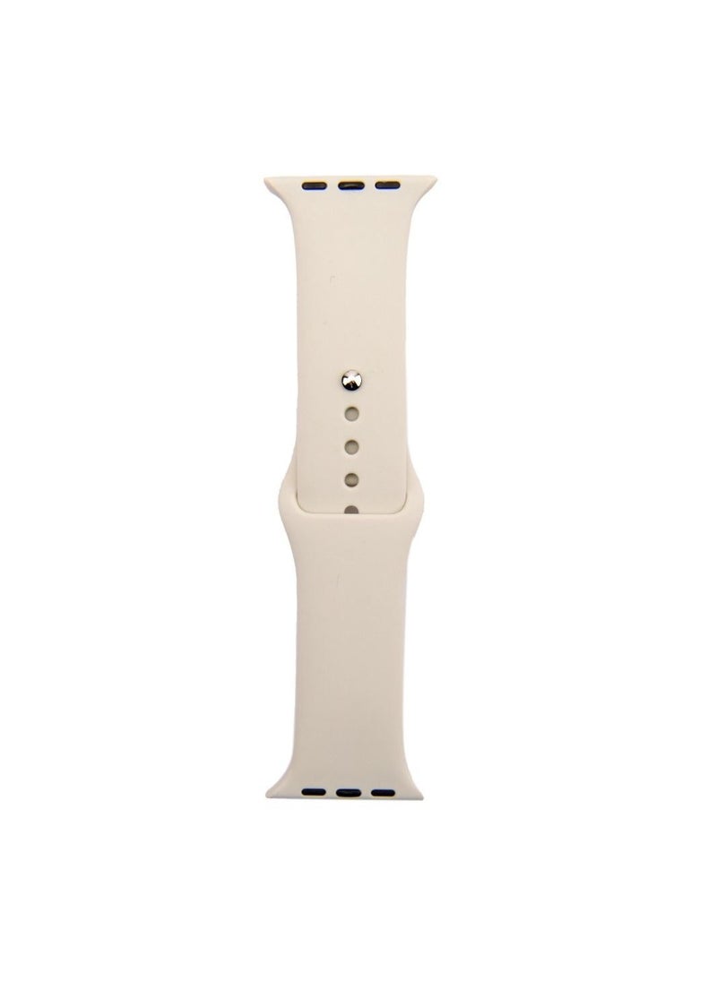 Generic - Apple Watch Band 41mm Soft Silicone Sport Band Replacement Wrist Strap Compatible for iWatch Apple Watch Series 7 Nike+,Sport,Edition - Image 1