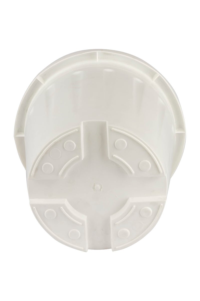 Tim Tim Agro 8 Inch Nursery Pots, 15 Packs Variety Plastic Pots with Drainage Hole, Plant Containers for Seedlings, Succulents, Transplanting (White - Round) - Image 3