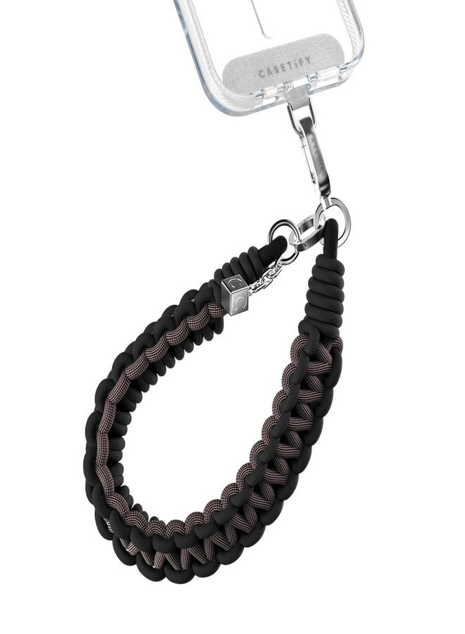 CASETiFY Double End Rope Wrist Strap with Card - Black - Image 2