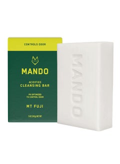 Mando Mando Acidified Cleansing Bar  24Hour Odor Control  Removes Odor Better than Soap  Moisturizing Formula  SLS Free Paraben Free  Safe For Sensitive Skin  Mt Fuji 