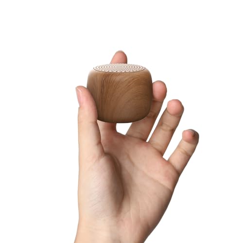 Babelio White Noise Sound Machine for Adults Kids Baby, Mini, 15 Non-looping Sounds, Timer, Memory Function, Easy to Pocket and Travel Wood Grain - Image 1