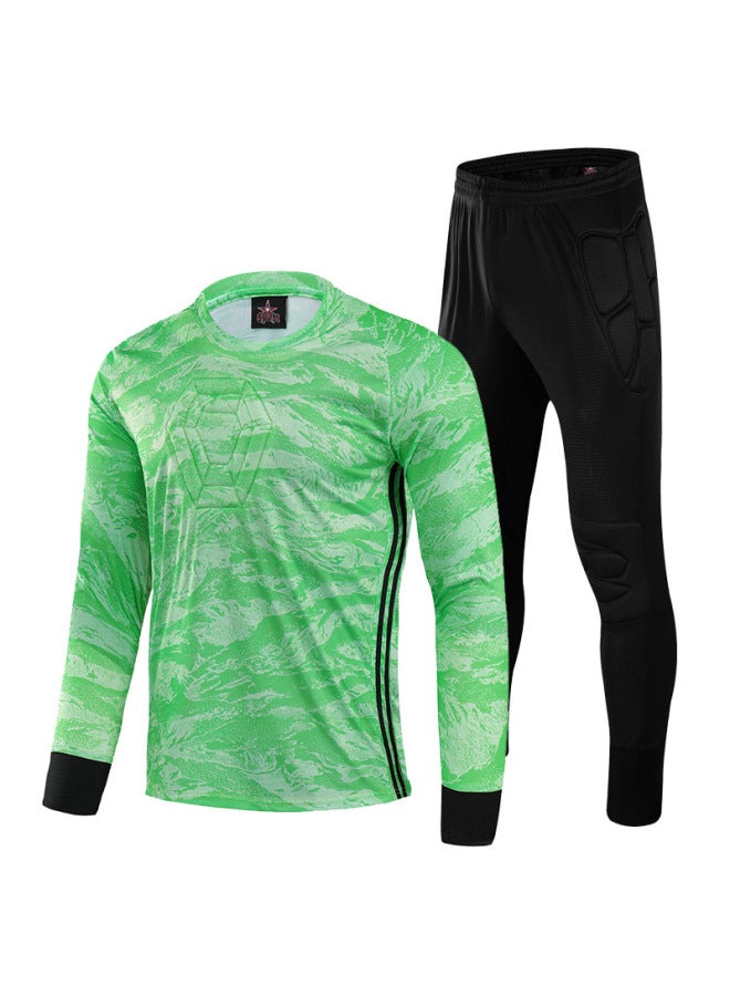 New Football Door General Clothing Adult Children Thickened Sponge Protective Suit Longmen Long Sleeve Door Keeper Equipment Printable